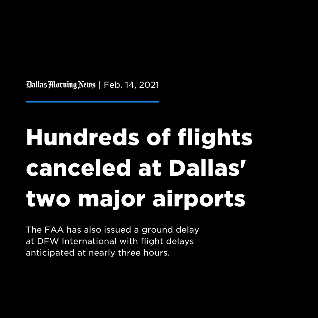 Flights cancelled